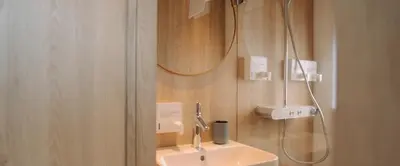 Ein Badezimmer in der Unterkunft Spreeapartment MARA