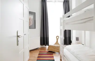 Ein Bett oder Betten in einem Zimmer der Unterkunft Be in Berlin Apartments in Prenzlauer Berg