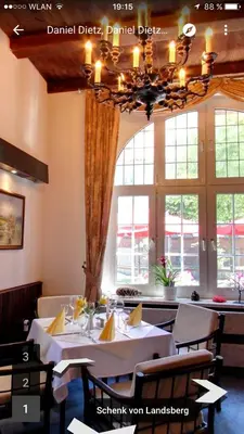 Grundriss der Unterkunft Hotel & Restaurant Schenk von Landsberg