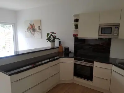 Küche/Küchenzeile in der Unterkunft Ferienhaus zum Imker