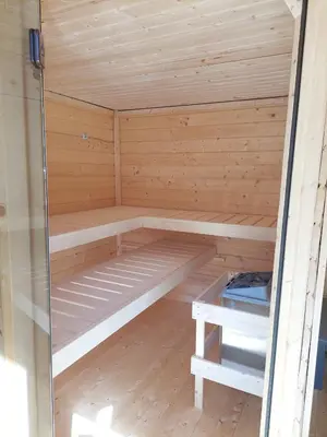 Ein Bett oder Betten in einem Zimmer der Unterkunft Ferienhaus zum Imker