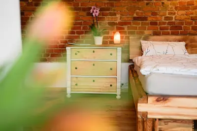 Ein Bett oder Betten in einem Zimmer der Unterkunft Altstadt Apartments