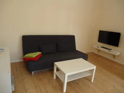 TV/Unterhaltungsangebot in der Unterkunft Ferienwohnung Gänseblümchen in Buchholz