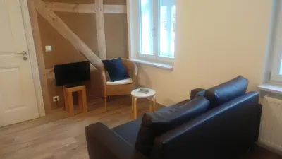 TV/Unterhaltungsangebot in der Unterkunft Mirabellenhof - Kleine Ferienwohnung mit Altstadtblick