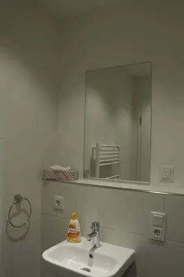 Ein Badezimmer in der Unterkunft Zum großen Zernsee am Hafen