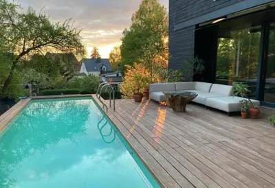 Der Swimmingpool an oder in der Nähe von Poolvilla