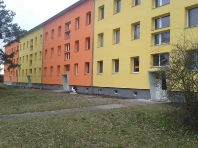 Das Gebäude in dem sich die Ferienwohnung befindet