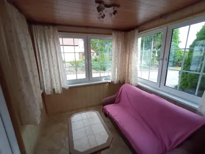 Ein Sitzbereich in der Unterkunft Gästewohnung Locktow, Hauptstraße 1