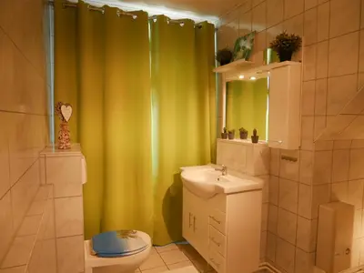 Ein Badezimmer in der Unterkunft Ferienwohnung Wusterwitz
