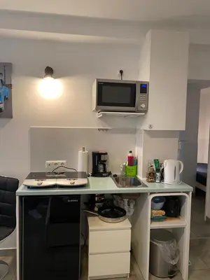 Küche/Küchenzeile in der Unterkunft Zimmervermietung Berlin-Spandau