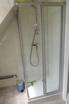 Ein Badezimmer in der Unterkunft Kranichruf