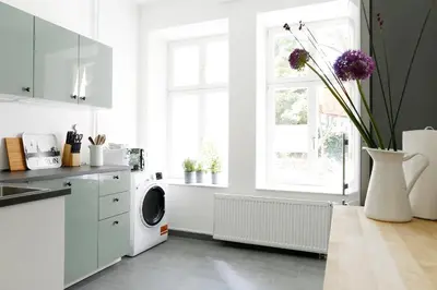 Küche/Küchenzeile in der Unterkunft Be in Berlin Apartments in Prenzlauer Berg