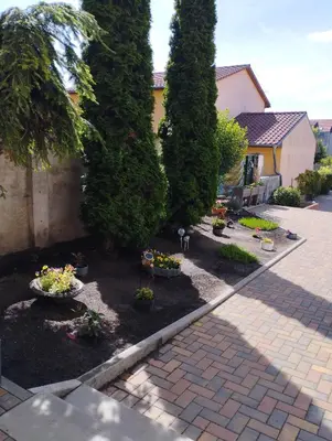 Ein Garten an der Unterkunft Altstadt Ferienwohnung