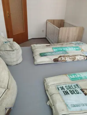 Ein Sitzbereich in der Unterkunft Altstadt Ferienwohnung