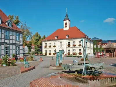 Das Gebäude in dem sich die Ferienwohnung befindet