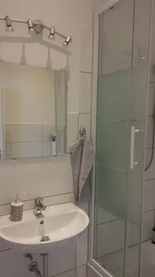 Ein Badezimmer in der Unterkunft Ferienwohnung 3