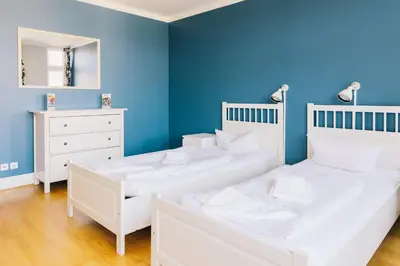 Ein Bett oder Betten in einem Zimmer der Unterkunft St Christopher's Inn Berlin - Apartments