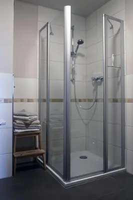 Ein Badezimmer in der Unterkunft Thomashof Klein-Mutz