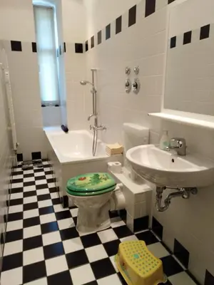 Ein Badezimmer in der Unterkunft Wohnung 15
