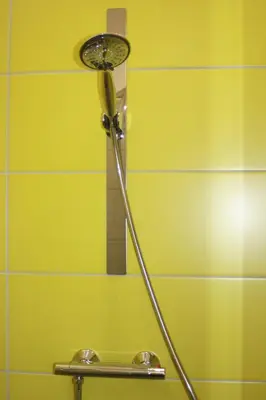 Ein Badezimmer in der Unterkunft Ferienzimmer Tielesch