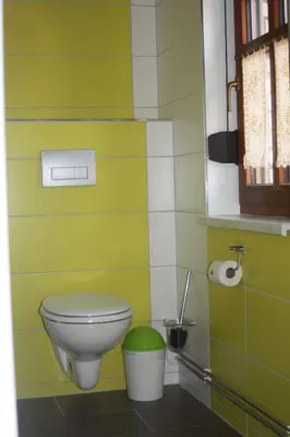 Ein Badezimmer in der Unterkunft Ferienzimmer Tielesch