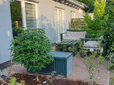 Ein Garten an der Unterkunft Clara Hills