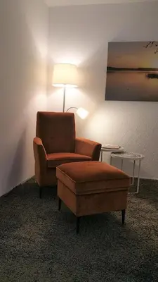 Ein Sitzbereich in der Unterkunft HOLI DAY SPA Appartement 1