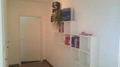 Die Bibliothek in der Ferienwohnung