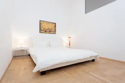 Ein Bett oder Betten in einem Zimmer der Unterkunft Labyrinth