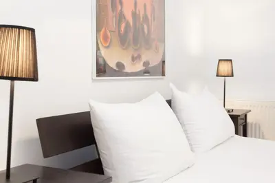 Ein Bett oder Betten in einem Zimmer der Unterkunft Labyrinth