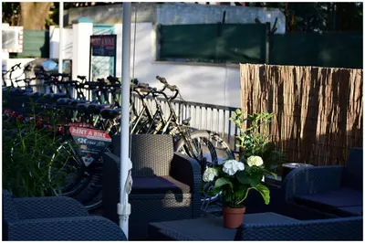 Ein Garten an der Unterkunft Motel Plus Berlin