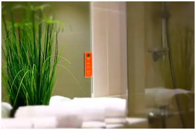 Ein Badezimmer in der Unterkunft Motel Plus Berlin
