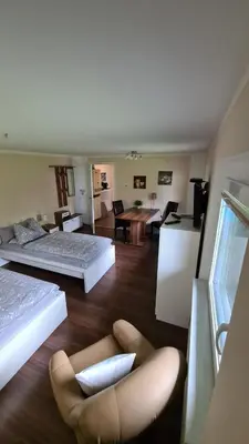 Ein Bett oder Betten in einem Zimmer der Unterkunft Monteurzimmer Senzig