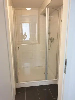 Ein Badezimmer in der Unterkunft Studioapartment L46 - in exklusiver Innenstadtlage
