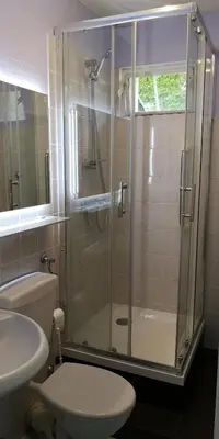Ein Badezimmer in der Unterkunft Dorfstraße 21 Ferienwohnung 3