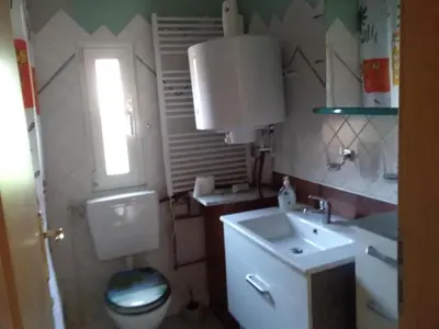 Ein Badezimmer in der Unterkunft Gartenhaus