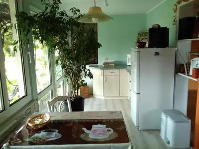Küche/Küchenzeile in der Unterkunft Gartenhaus