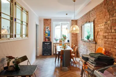 Ein Sitzbereich in der Unterkunft Beautiful and Cozy Remise for up to 6 Guests