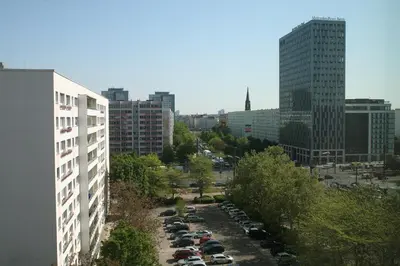 Ein allgemeiner Blick auf Berlin oder ein Stadtblick von der Ferienwohnung aus
