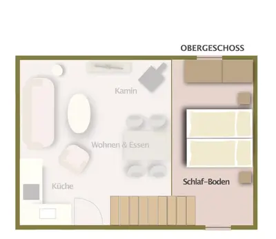Grundriss der Unterkunft Stolpseeblick