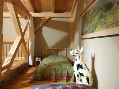 Ein Bett oder Betten in einem Zimmer der Unterkunft Natur erleben und Ruhe genießen
