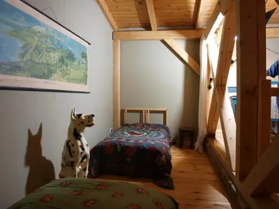 Ein Bett oder Betten in einem Zimmer der Unterkunft Natur erleben und Ruhe genießen