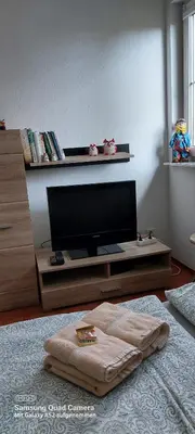 TV/Unterhaltungsangebot in der Unterkunft Ferienwohnung Blütenstadt Werder-Havel