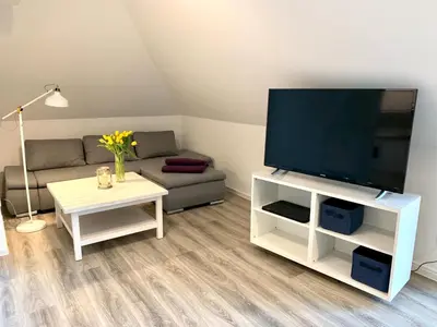 TV/Unterhaltungsangebot in der Unterkunft Ferienwohnung Bad Saarow
