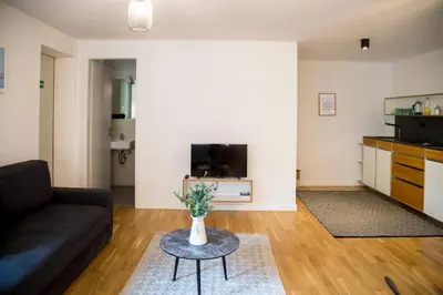 Küche/Küchenzeile in der Unterkunft Madflats Hotel-Apartments S-Bahn Friedenau