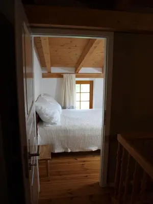 Ein Bett oder Betten in einem Zimmer der Unterkunft Natur erleben und Ruhe genießen