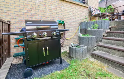 Ein für Gäste verfügbarer Grill in der Ferienwohnung