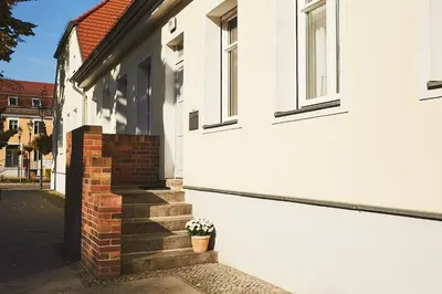 Das Gebäude in dem sich die Ferienwohnung befindet