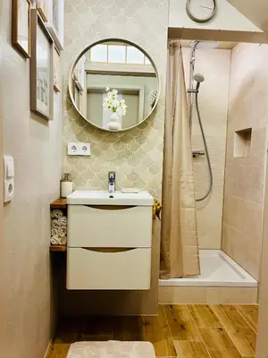Ein Badezimmer in der Unterkunft Extravagantes Apartment