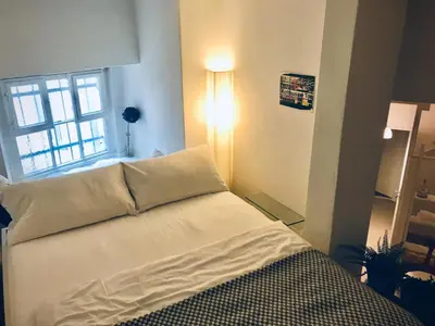 Ein Bett oder Betten in einem Zimmer der Unterkunft Boutique Hostel LEKKERURLAUB
